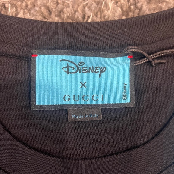 Gucci Donald Duck Flash Disney T Shirt - Black - Sz Xs - Picture 5 of 6